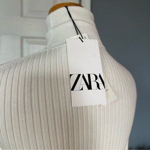 Zara NWT fitted turtleneck long sleeve top
